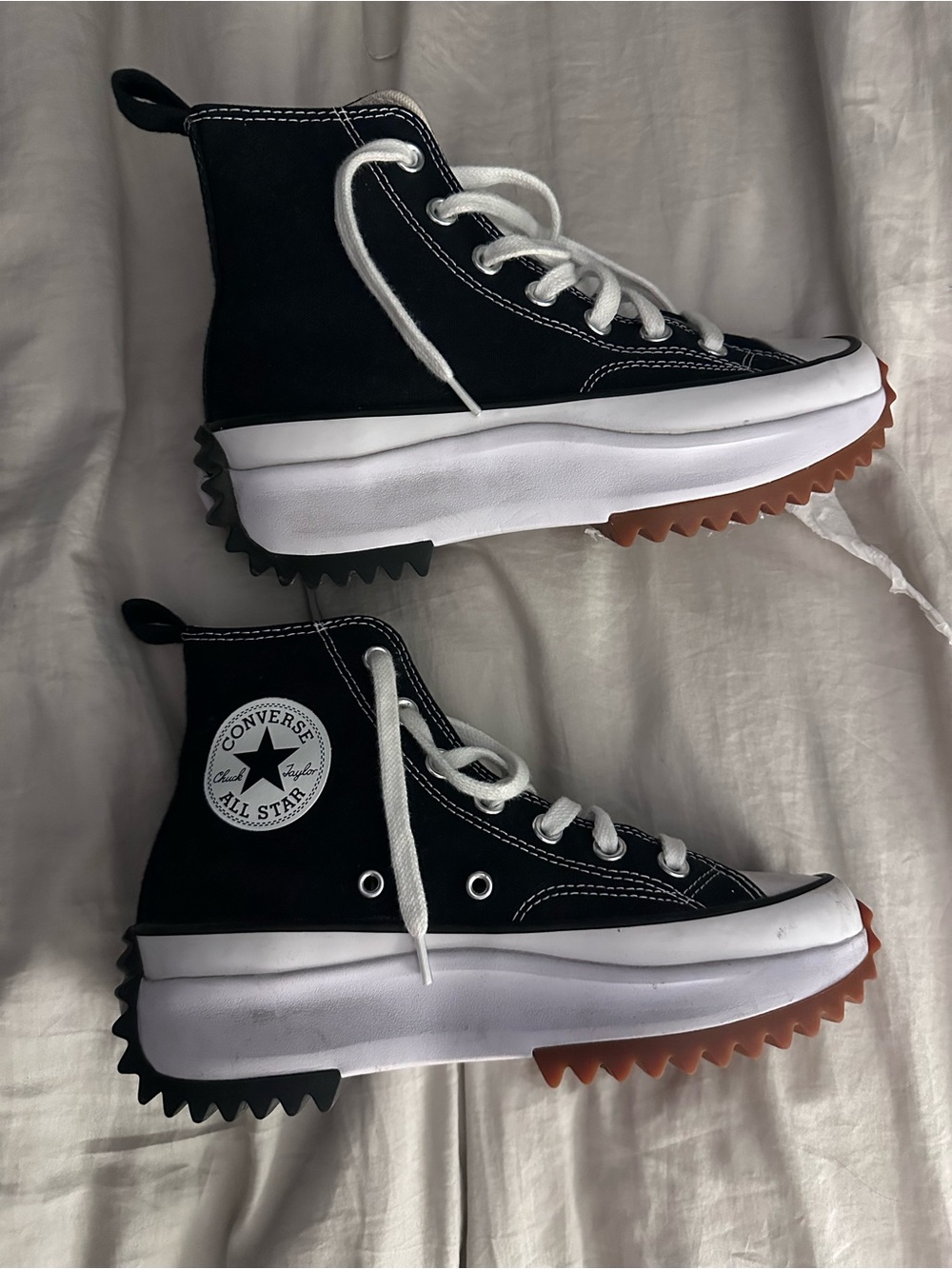Converse Black Chuck Taylor All Star Run Star Hike High-Top Sneakers
